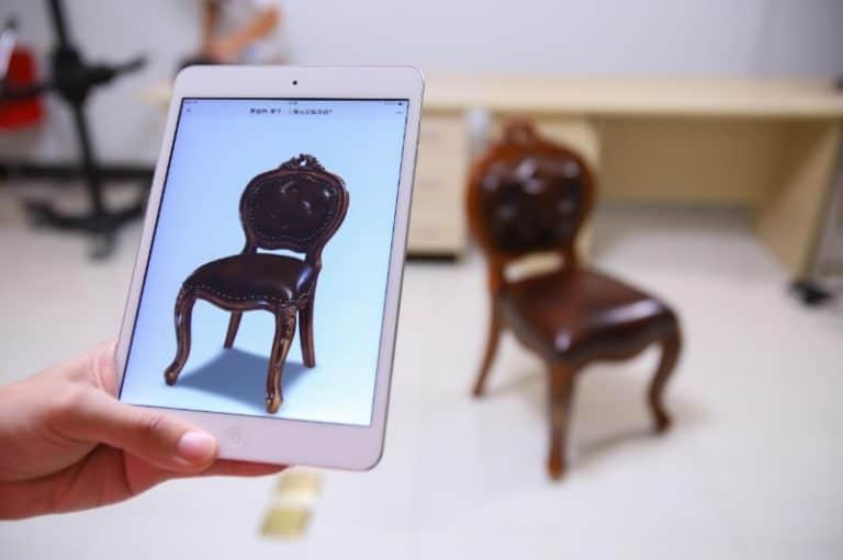 利用3D掃描製作3D虛擬家具購物經驗