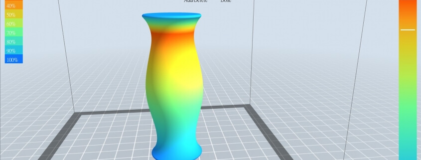 一個3D打印項目中設定不同層厚？