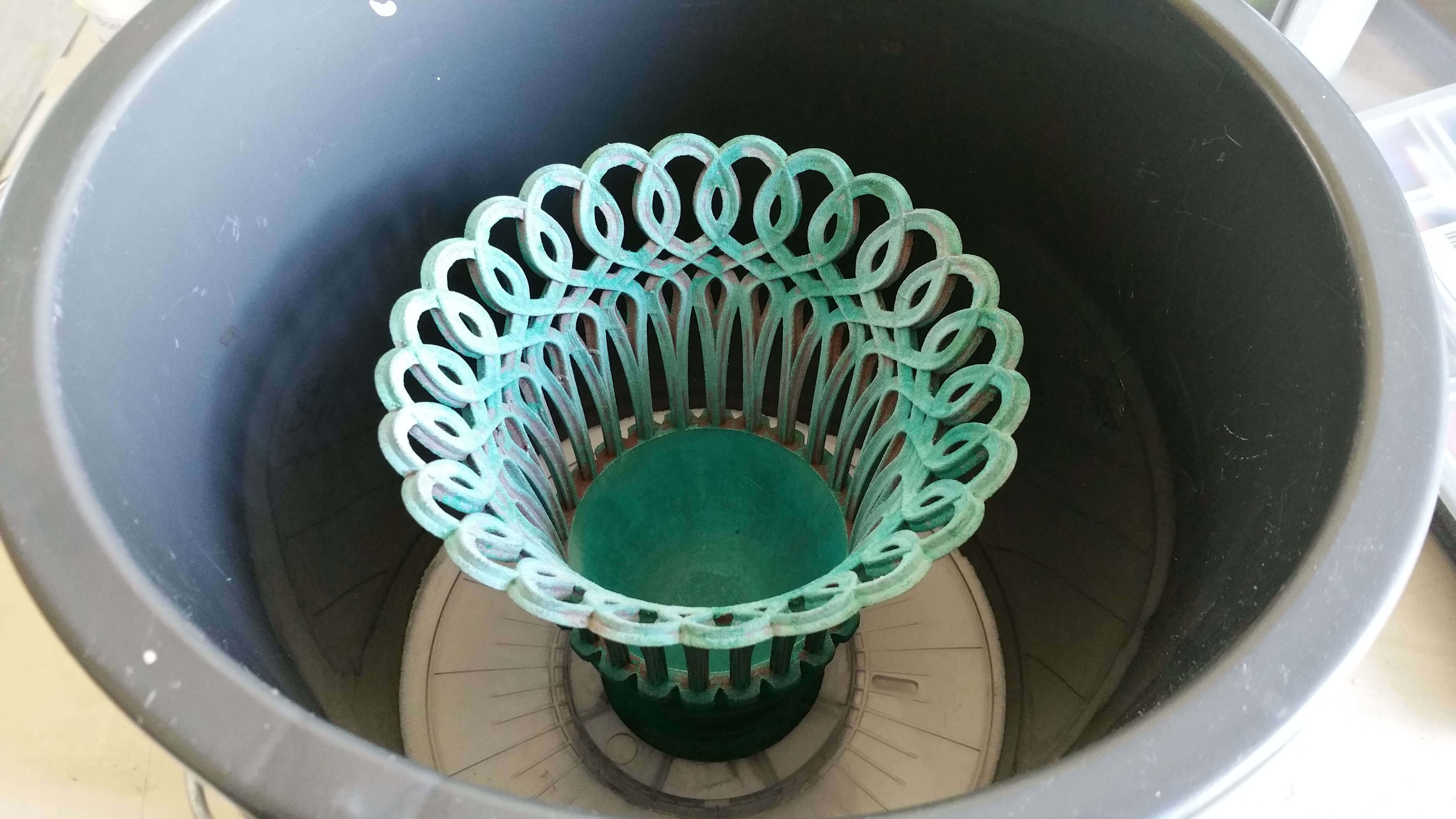 怎樣將3D打印成品做到有金屬氧化綠鏽效果
