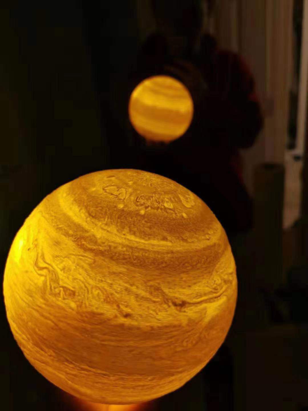 自製3D打印月球燈飾