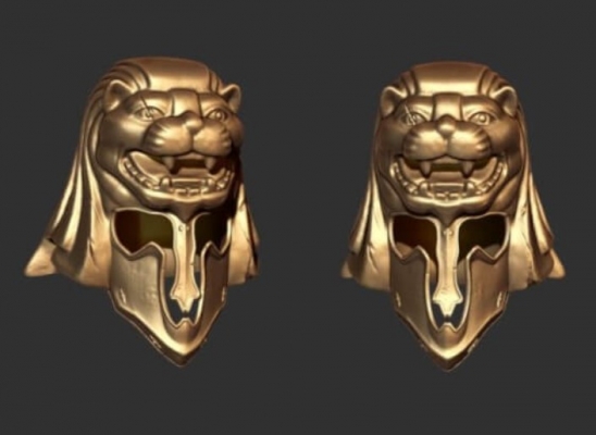 3D掃描及遊戲數碼化應用之黃金頭盔