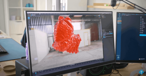 利用掃描器和免沖洗掃描顯像劑協助3D打印藝術品