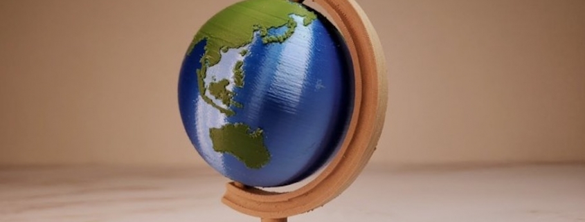 怎樣3D打印出雙色地球儀呢？1