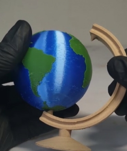 怎樣3D打印出雙色地球儀呢？5
