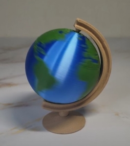 怎樣3D打印出雙色地球儀呢？6
