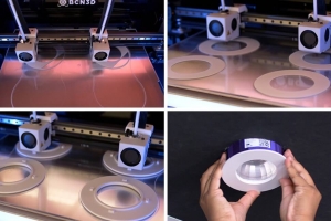 利用3D 打印開發燈具獨特組裝件 3_1