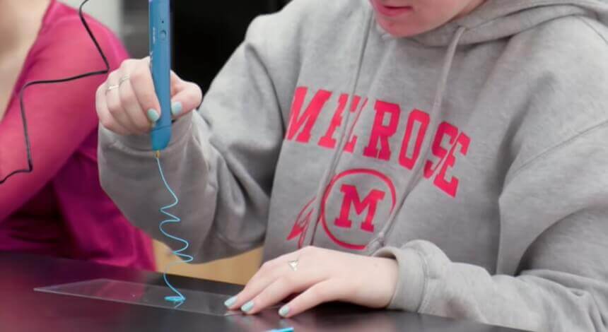 3D打印筆讓學生在STEM發揮創意