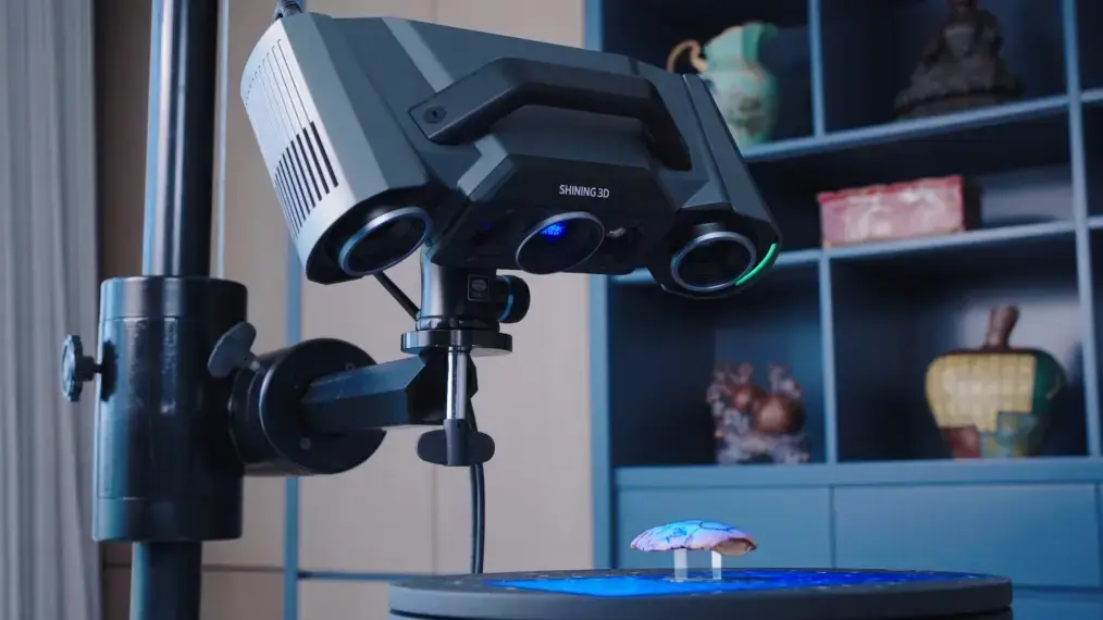 3D scanning the oracle bones with OptimScan Q12 high-precision 3D scanner 3D scanning the oracle bones with OptimScan Q12 high-precision 3D scanner