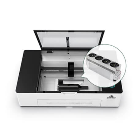 GweikeCloud RF Metal Tube Laser Cutter & Engraver with Rotary