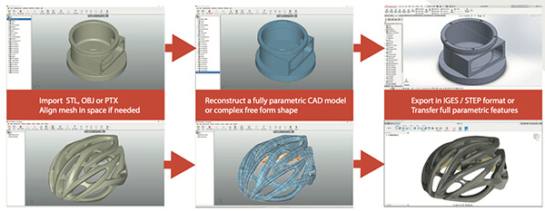 怎樣輕易將STL模型轉成CAD 3D模型 1